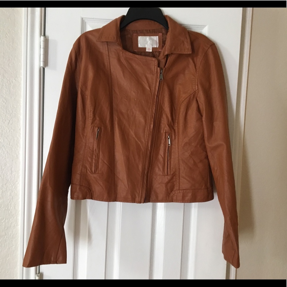 Xhilaration Faux Leather Jacket Size X Large XL